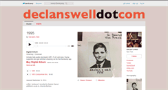 Desktop Screenshot of declanswell.bandcamp.com