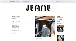 Desktop Screenshot of jeane.bandcamp.com