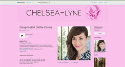 Desktop Screenshot of chelsealyne.bandcamp.com