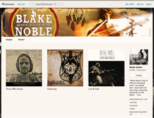 Tablet Screenshot of blakenoble.bandcamp.com