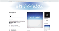 Desktop Screenshot of exesofevil.bandcamp.com