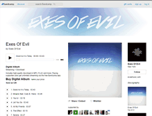 Tablet Screenshot of exesofevil.bandcamp.com