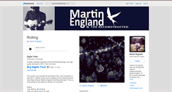 Desktop Screenshot of martinengland.bandcamp.com