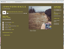 Tablet Screenshot of jenniferkienzle.bandcamp.com