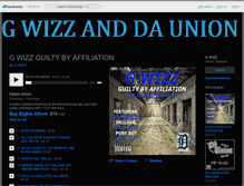 Tablet Screenshot of gwizz.bandcamp.com