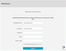 Tablet Screenshot of jasminamaschina.bandcamp.com