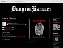 Tablet Screenshot of dungeonhammer.bandcamp.com