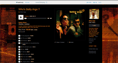 Desktop Screenshot of bettyargo.bandcamp.com