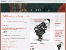 Tablet Screenshot of fireflyforest.bandcamp.com