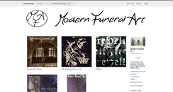 Desktop Screenshot of modernfuneralart.bandcamp.com