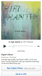 Mobile Screenshot of hifiphantom.bandcamp.com