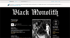 Desktop Screenshot of blackmonolith.bandcamp.com