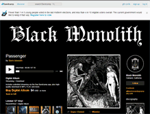 Tablet Screenshot of blackmonolith.bandcamp.com