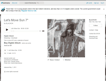 Tablet Screenshot of blackoksound.bandcamp.com