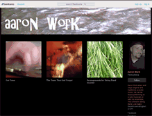 Tablet Screenshot of aaronwork.bandcamp.com