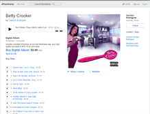 Tablet Screenshot of carolynrodriguez.bandcamp.com