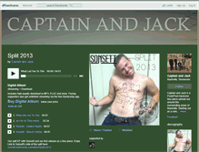 Tablet Screenshot of captainandjack.bandcamp.com