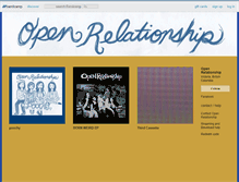 Tablet Screenshot of openrelationship.bandcamp.com