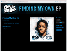 Tablet Screenshot of devinmiles.bandcamp.com