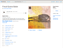 Tablet Screenshot of freudquierebailar.bandcamp.com