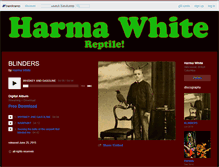 Tablet Screenshot of harmawhite.bandcamp.com