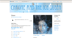 Desktop Screenshot of chromeandtheicequeen.bandcamp.com