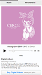 Mobile Screenshot of cerce.bandcamp.com