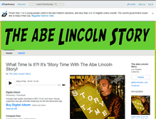 Tablet Screenshot of abelincolnstory.bandcamp.com