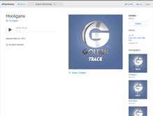 Tablet Screenshot of goldentv.bandcamp.com