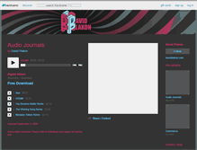 Tablet Screenshot of davidplakon.bandcamp.com