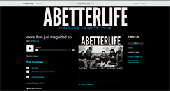 Desktop Screenshot of abetterlife.bandcamp.com