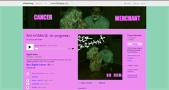 Desktop Screenshot of cancermerchant.bandcamp.com