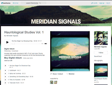 Tablet Screenshot of meridiansignals.bandcamp.com