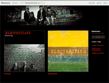 Tablet Screenshot of electricians.bandcamp.com