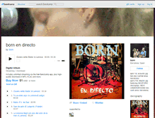 Tablet Screenshot of bornbcn.bandcamp.com
