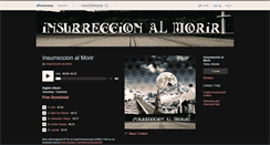 Desktop Screenshot of insurreccionalmorir.bandcamp.com