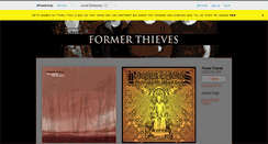 Desktop Screenshot of formerthieves.bandcamp.com