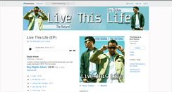 Desktop Screenshot of livethislife.bandcamp.com