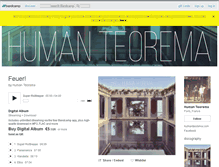 Tablet Screenshot of humanteorema.bandcamp.com