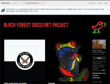 Tablet Screenshot of blackforestdiscoartproject.bandcamp.com