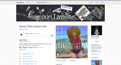 Desktop Screenshot of nikkilynette.bandcamp.com