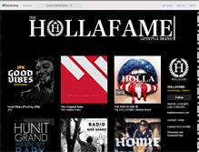 Tablet Screenshot of hollafame.bandcamp.com