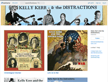 Tablet Screenshot of kellykerrandthedistractions.bandcamp.com