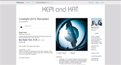 Desktop Screenshot of kepiandkat.bandcamp.com
