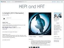 Tablet Screenshot of kepiandkat.bandcamp.com