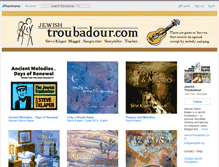 Tablet Screenshot of jewishtroubadour.bandcamp.com