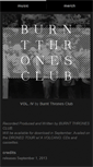 Mobile Screenshot of burntthronesclub.bandcamp.com