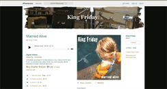 Desktop Screenshot of kingfriday.bandcamp.com