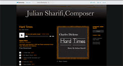 Desktop Screenshot of composerjuliansharifi.bandcamp.com