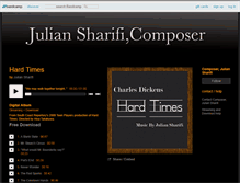 Tablet Screenshot of composerjuliansharifi.bandcamp.com